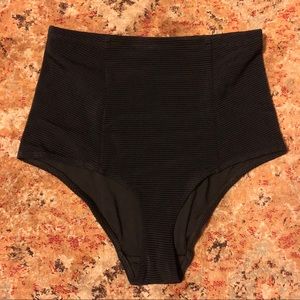 American Apparel Black High Waist Bikini Bottom 🤍